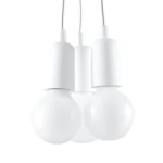 Lampa wisząca DIEGO 3 biała zwis SL.0570 SOLLUX LIGHTING