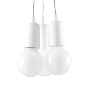 Lampa wisząca DIEGO 3 biała zwis SL.0570 SOLLUX LIGHTING