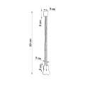Lampa wisząca DIEGO 3 biała zwis SL.0570 SOLLUX LIGHTING