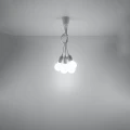 Lampa wisząca DIEGO 5 biała zwis SL.0571 SOLLUX LIGHTING