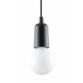 Lampa wisząca DIEGO 1 czarna zwis SL.0572 SOLLUX LIGHTING