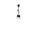 Lampa wisząca DIEGO 3 czarna zwis SL.0573 SOLLUX LIGHTING