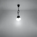 Lampa wisząca DIEGO 3 czarna zwis SL.0573 SOLLUX LIGHTING