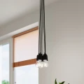 Lampa wisząca DIEGO 5 czarna zwis SL.0574 SOLLUX LIGHTING