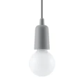 Lampa wisząca DIEGO 1 szara zwis SL.0575 SOLLUX LIGHTING