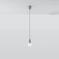 Lampa wisząca DIEGO 1 szara zwis SL.0575 SOLLUX LIGHTING