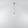 Lampa wisząca DIEGO 1 szara zwis SL.0575 SOLLUX LIGHTING