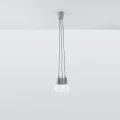 Lampa wisząca DIEGO 3 szara zwis SL.0576 SOLLUX LIGHTING