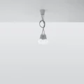 Lampa wisząca DIEGO 3 szara zwis SL.0576 SOLLUX LIGHTING