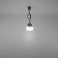 Lampa wisząca DIEGO 3 szara zwis SL.0576 SOLLUX LIGHTING
