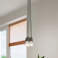 Lampa wisząca DIEGO 5 szara zwis SL.0577 SOLLUX LIGHTING
