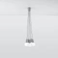 Lampa wisząca DIEGO 5 szara zwis SL.0577 SOLLUX LIGHTING