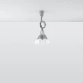 Lampa wisząca DIEGO 5 szara zwis SL.0577 SOLLUX LIGHTING