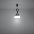 Lampa wisząca DIEGO 5 szara zwis SL.0577 SOLLUX LIGHTING