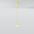 Lampa wisząca DIEGO 1 żółta zwis SL.0578 SOLLUX LIGHTING