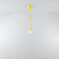 Lampa wisząca DIEGO 1 żółta zwis SL.0578 SOLLUX LIGHTING