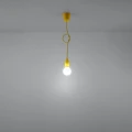 Lampa wisząca DIEGO 1 żółta zwis SL.0578 SOLLUX LIGHTING