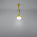 Lampa wisząca DIEGO 3 żółta zwis SL.0579 SOLLUX LIGHTING