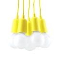 Lampa wisząca DIEGO 5 żółta zwis SL.0580 SOLLUX LIGHTING