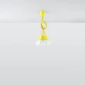 Lampa wisząca DIEGO 5 żółta zwis SL.0580 SOLLUX LIGHTING