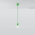 Lampa wisząca DIEGO 1 zielona zwis SL.0581 SOLLUX LIGHTING
