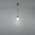 Lampa wisząca DIEGO 1 zielona zwis SL.0581 SOLLUX LIGHTING