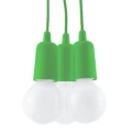 Lampa wisząca DIEGO 3 zielona zwis SL.0582 SOLLUX LIGHTING
