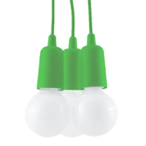 Lampa wisząca DIEGO 3 zielona zwis SL.0582 SOLLUX LIGHTING