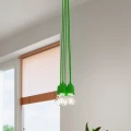 Lampa wisząca DIEGO 3 zielona zwis SL.0582 SOLLUX LIGHTING