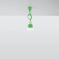 Lampa wisząca DIEGO 3 zielona zwis SL.0582 SOLLUX LIGHTING