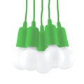 Lampa wisząca DIEGO 5 zielona zwis SL.0583 SOLLUX LIGHTING