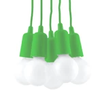 Lampa wisząca DIEGO 5 zielona zwis SL.0583 SOLLUX LIGHTING