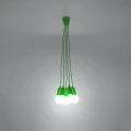 Lampa wisząca DIEGO 5 zielona zwis SL.0583 SOLLUX LIGHTING