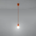 Lampa wisząca DIEGO 1 pomarańczowa zwis SL.0584 SOLLUX LIGHTING