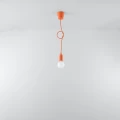 Lampa wisząca DIEGO 1 pomarańczowa zwis SL.0584 SOLLUX LIGHTING