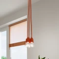 Lampa wisząca DIEGO 3 pomarańczowa zwis SL.0585 SOLLUX LIGHTING