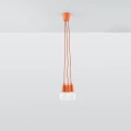 Lampa wisząca DIEGO 3 pomarańczowa zwis SL.0585 SOLLUX LIGHTING