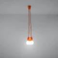 Lampa wisząca DIEGO 3 pomarańczowa zwis SL.0585 SOLLUX LIGHTING
