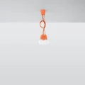 Lampa wisząca DIEGO 3 pomarańczowa zwis SL.0585 SOLLUX LIGHTING