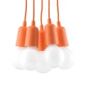 Lampa wisząca DIEGO 5 pomarańczowa zwis SL.0586 SOLLUX LIGHTING