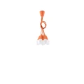 Lampa wisząca DIEGO 5 pomarańczowa zwis SL.0586 SOLLUX LIGHTING