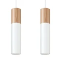 Lampa wisząca PABLO 2 biała zwis SL.0629 SOLLUX LIGHTING