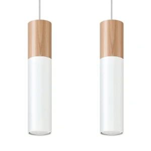 Lampa wisząca PABLO 2 biała zwis SL.0629 SOLLUX LIGHTING