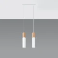 Lampa wisząca PABLO 2 biała zwis SL.0629 SOLLUX LIGHTING