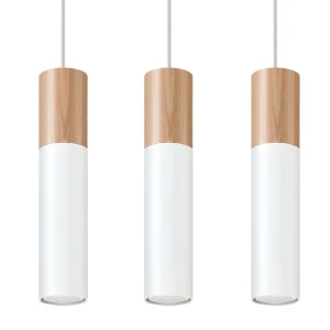 Lampa wisząca PABLO 3L biała zwis SL.0630 SOLLUX LIGHTING