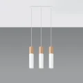 Lampa wisząca PABLO 3L biała zwis SL.0630 SOLLUX LIGHTING