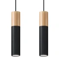 Lampa wisząca PABLO 2 czarna zwis SL.0633 SOLLUX LIGHTING