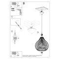 Lampa wisząca APRILLA zwis SL.0639 SOLLUX LIGHTING
