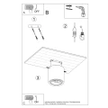 Lampa sufitowa CULLO 140 beton plafon SL.0645 SOLLUX LIGHTING