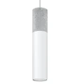 Lampa wisząca BORGIO 1 biała zwis SL.0647 SOLLUX LIGHTING